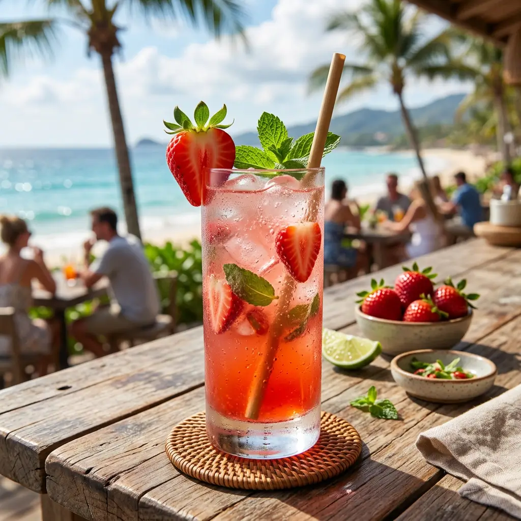 Strawberry Breeze Cocktail